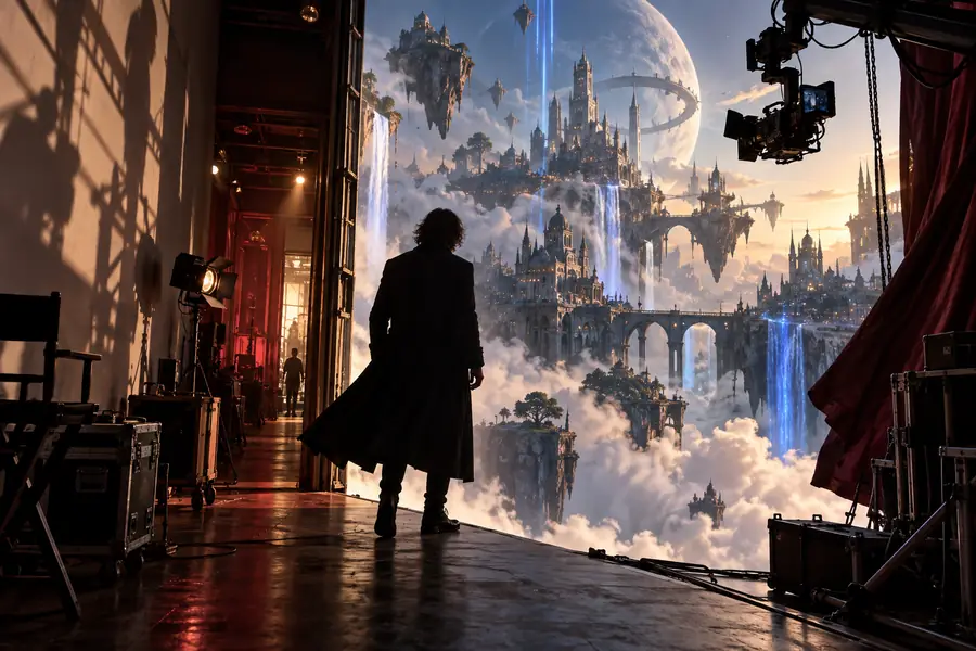 Concepto visual cinematográfico para la exploración creativa