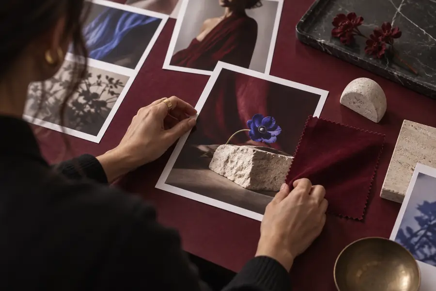 Reference image being refined in an AI creative workflow